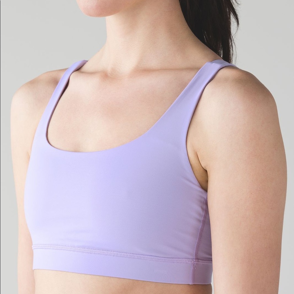 LULULEMON Lilac Energy Bra Luxtreme size 8